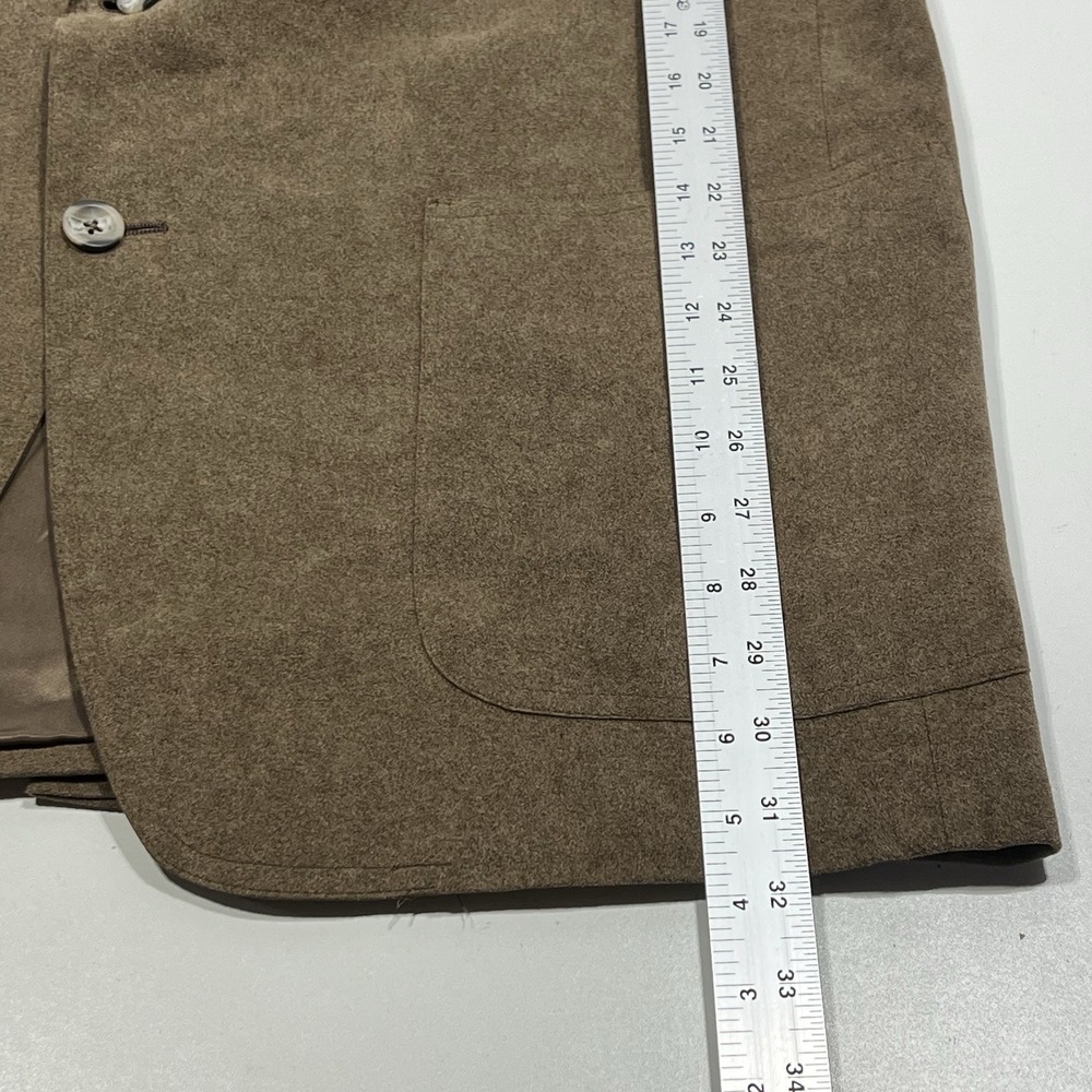 Vintage Kingsridge Suede Blazer Sport Coat Suit Jacket Tan See Measurements Men - Picture 12 of 14